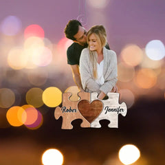 Ornement suspendu de voiture personnalisé - Vous êtes ma pièce manquante