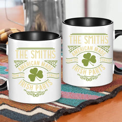 Mug Nom personnalisé St. Patrick Irish Parts Couverture