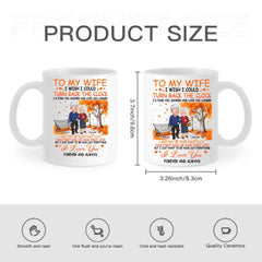Mug personnalisé - Cadeau pour couple J’aimerais pouvoir remonter l’horloge