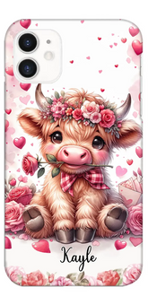 Lovely Highland Phone Case - Idée cadeau pour anniversaire/Saint Valentin - Étui pour iPhone