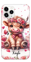 Lovely Highland Phone Case - Idée cadeau pour anniversaire/Saint Valentin - Étui pour iPhone