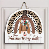 Panneau de porte personnalisé - Cadeau pour le personnel de bureau - Bienvenue dans mon bureau