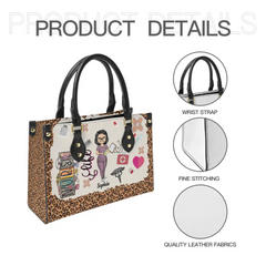 Sac de vie d’infirmière en cuir personnalisé - Cadeau pour infirmière