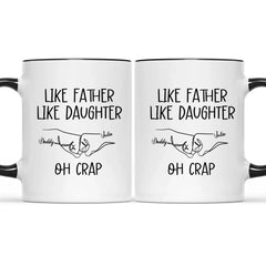 Tasse personnalisée personnalisée, telle mère tel fils, cadeau pour la famille