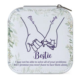 Boîte à bijoux personnalisée - Cadeau de remerciement, Mains de promesse d'amitié