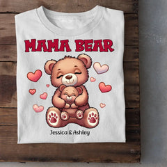 Chemise personnalisée mignonne grand-mère ours maman ours
