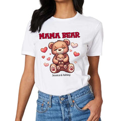 Chemise personnalisée mignonne grand-mère ours maman ours