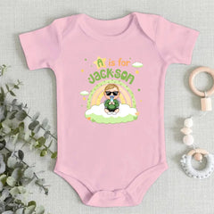 Alphabet bébé - Cadeau pour enfants, petits-enfants - Baby Onesie personnalisé