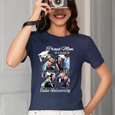 Personalized Graduation T-Shirt - Customized Name, Year and 4 Photos, Gift for Graduates