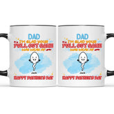 We're Glad Your Pull Out Game Weak, Personalized Funny Mug, Father's Day Gift