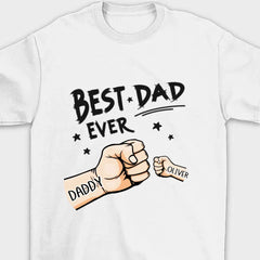 Le meilleur papa de tous les temps - T-shirt unisexe personnalisé personnalisé pour la famille - Fête des pères, cadeau d'anniversaire pour papa