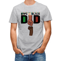 Dope Black Dad Fist Bump Cadeau de fête des pères Chemise personnalisée