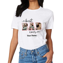 Chemise photo personnalisée meilleur papa