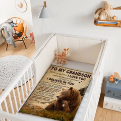 Livraison gratuite✈️Je crois en toi - Couverture ours brun