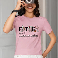 T-shirt exclusif comme un père mais plus fort pour la fête des pères