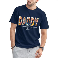 Chemise personnalisée avec nom de photo DADDY