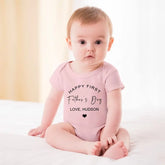 Happy First Father's Day Baby Onesie