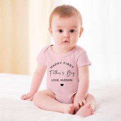 Bonne première fête des pères pour bébé