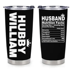 Tasse de voiture personnalisée, cadeaux commémoratifs pour mari ou femme
