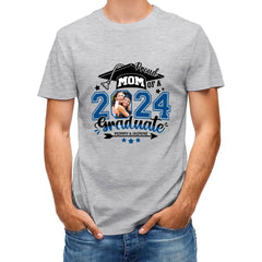Graduation Mom Pride - Cadeaux pour maman - Photo personnalisée T-shirt personnalisé