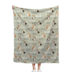 Name Customized Children's Blankets, Dog Breeds