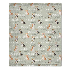 Name Customized Children's Blankets, Dog Breeds