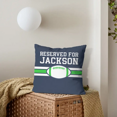 Team Spirit - Personalized Football Pillowcase - Perfect Fan Gift!