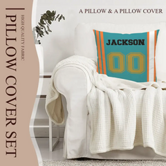 Team Spirit - Personalized Football Pillowcase Are Customizable With Names And Numbers - Perfect Fan Gift!