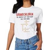 Customized Family T-shirt - Crossword Free Combination Personalized Name Comfort Fashion Clothing - A Gift For Family,Grandma,Grandparent