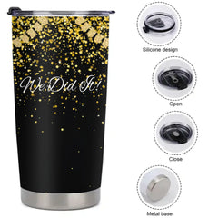 Customized Graduation Gifts - Personalized Name,School Name Graduation Celebration Themed Thermoses - A Gift For Children,Grandchildren,Graduates