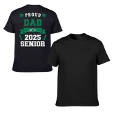 Customized Graduation Theme T-shirt - Personalised Title,Year,Name Graduation Season Apparel - A Gift For Family,BFF,Brother,Sister,Friend