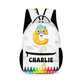 Colored Crayons - Personalized Name Backpack - Back To School Gift For Kid