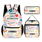 Teacher Daily Affirmation - Personalized Backpack
