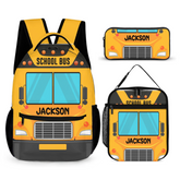 Personalized Name Custom Train Backpack - Back to School Gift for Kids