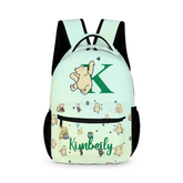 Personalized Customized Name Customized Initials - Kids Cute Bear Backpack - Unique School Season Kids Gifts