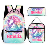 Dreamy Unicorn Backpack - Personalized Backpack as School Season Gift