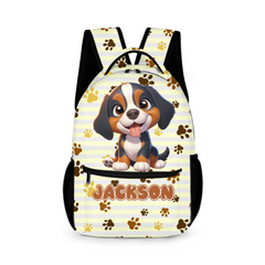Customized Dog Cat Backpack With Personalized Name - Gift For Children In The School Season