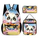 Cute Little Panda Custom Backpack - Personalized Name - Back-to-school Gifts