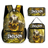 Personalized Dinosaur Children's Backpack — Personalized Name School Bag — Back-to-School Gift