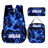Personalized Lightning Children's Backpack — Personalized Name Backpack — Back-to-School Gift