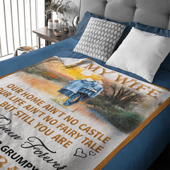 To My Wife Customized Blanket - Personalized Text - Memorial Day Gift