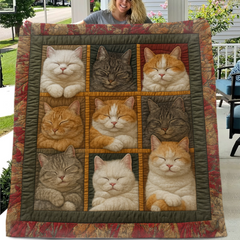 🐱Sleeping Noble Cat Blanket - Gifts For Cats Lovers
