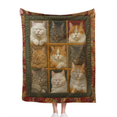 🐱Sleeping Noble Cat Blanket - Gifts For Cats Lovers