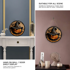 Witch Pumpkin Family - Personalized Name Wooden Sign - Gifts For Family and Halloween Enthusiasts