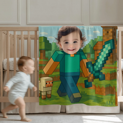 Crib blanket mockup
