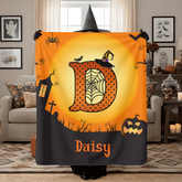 Halloween blanket mockup