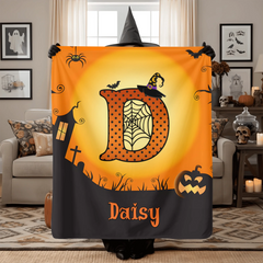 Halloween blanket mockup
