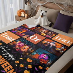 Halloween bed blanket