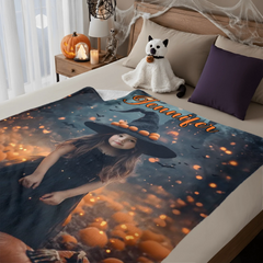 Halloween bed blanket