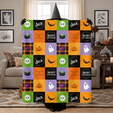 Halloween blanket mockup